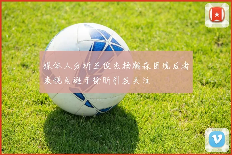 媒体人分析王俊杰杨瀚森困境后者表现或逊于徐昕引发关注